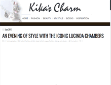 Tablet Screenshot of kikascharm.com